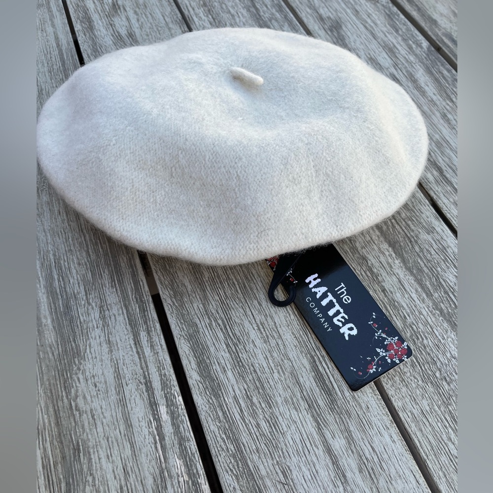 Beret- Ivory - One Size - NWT